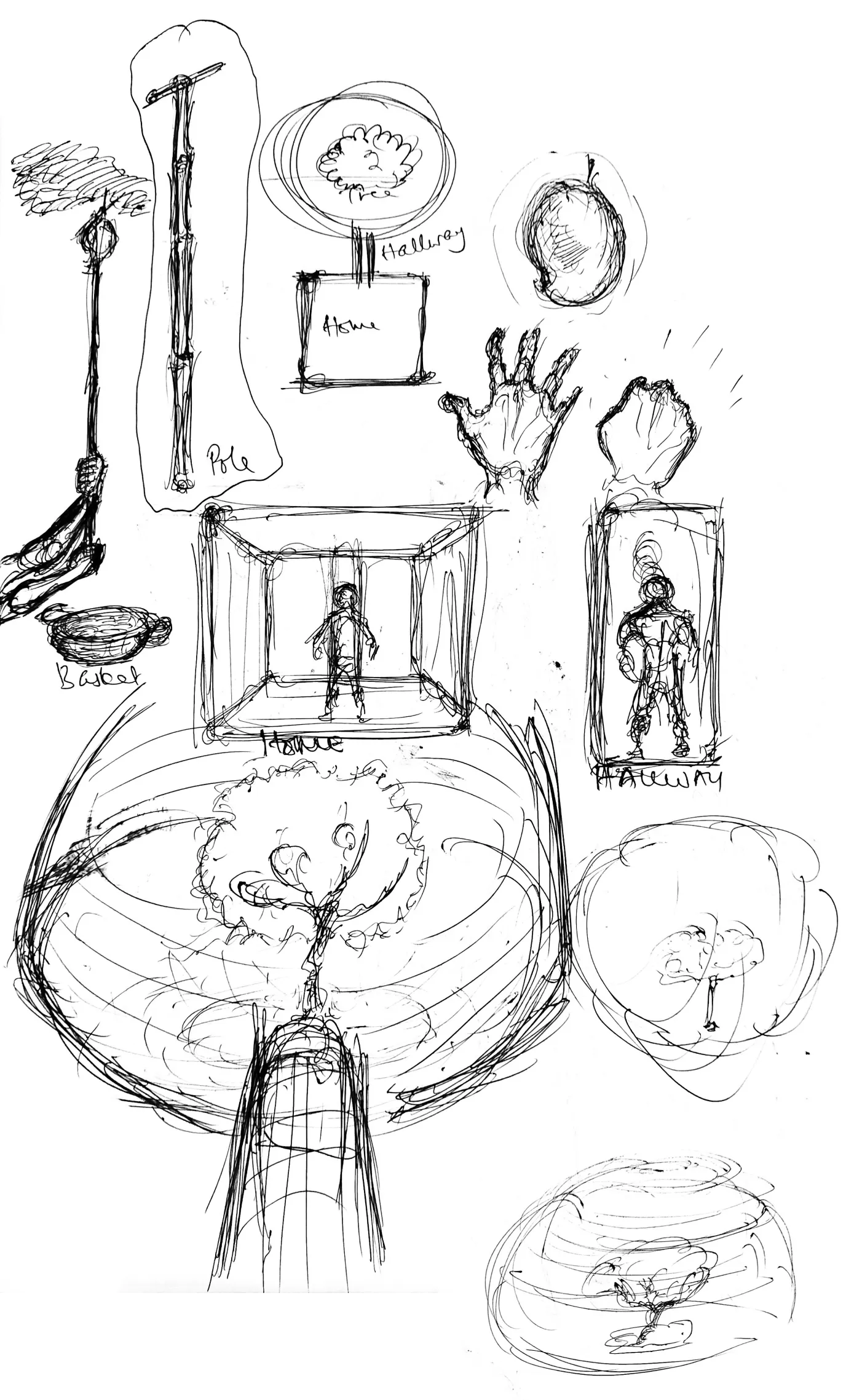 Initial ideation sketches